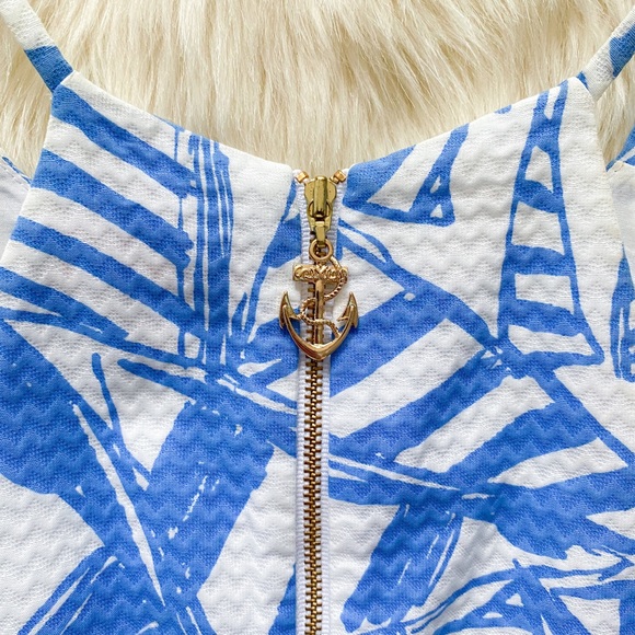 Lilly Pulitzer Annabelle Bay Blue Yacht Rope Dress - Picture 7 of 7